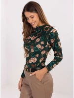 Bluzka IT BZ ciemny zielony model 21441075 - FPrice Bluzka IT BZ ciemny zielony model 21441075 - FPrice