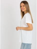 Dámská halenka LK BZ model 18309982 ecru - FPrice Dámská halenka LK BZ model 18309982 ecru - FPrice