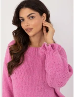 Sweter MI SW model 20535856 różowy - FPrice Sweter MI SW model 20535856 różowy - FPrice