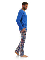 Pánské pyžamo dlouhé  modrá model 18331968 - Sesto Senso