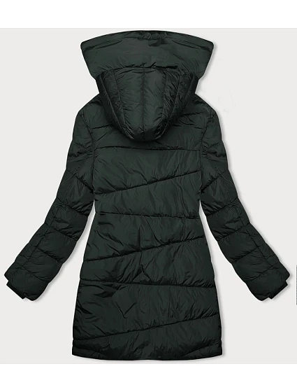 Asymetrická dámská bunda v army barvě model 21247331 - LHD