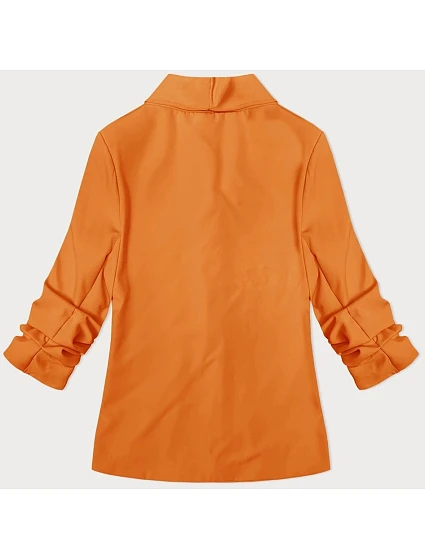 Tenké oranžové sako s nařasenými rukávy model 19749881 - MADE IN ITALY