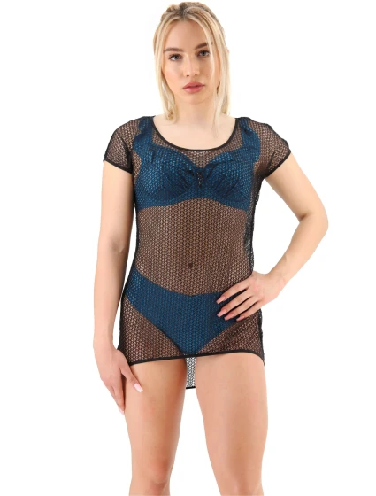 Plážové šaty 18 black - AVA Plážové šaty 18 black - AVA