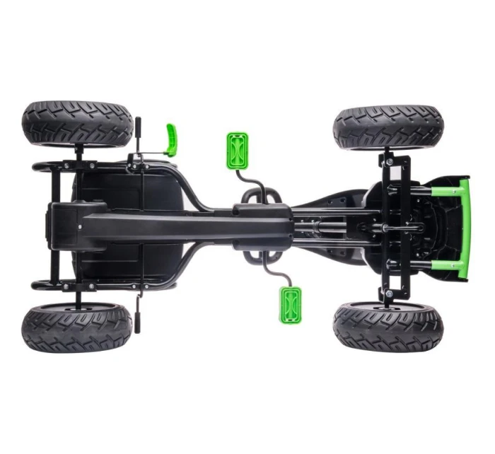 MOTOKÁROVÉ ŠLAPACÍ AUTO ENERO 18 ČERNÉ A ZELENÉ