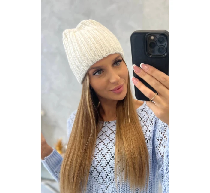 Dámská čepice Rebecca K345 bílá Dámská čepice Rebecca K345 bílá