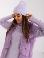 Czapka AT CZ model 18997519 jasny fioletowy - FPrice Czapka AT CZ model 18997519 jasny fioletowy - FPrice