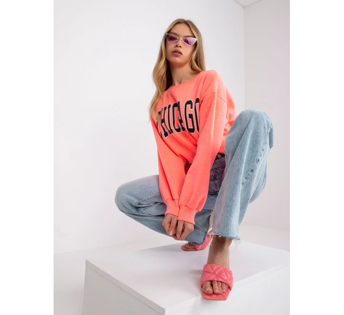 Mikina EM BL 617 C.29X fluo růžová