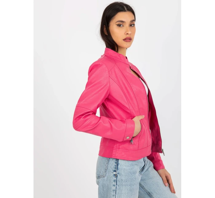 Dámská bunda NM KR G103 .00P tmavě růžová - FPrice