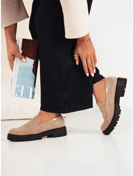 Dámské béžové mokasíny Dstreet model 21974104 - FashionStreet