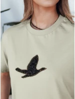 Dámské tričko pistáciová Dstreet model 21976334 - FashionStreet