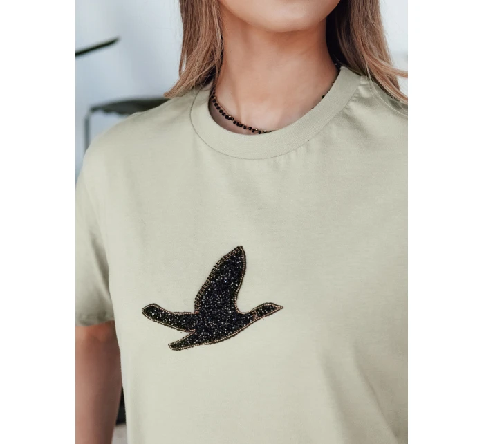 Dámské tričko pistáciová Dstreet model 21976334 - FashionStreet