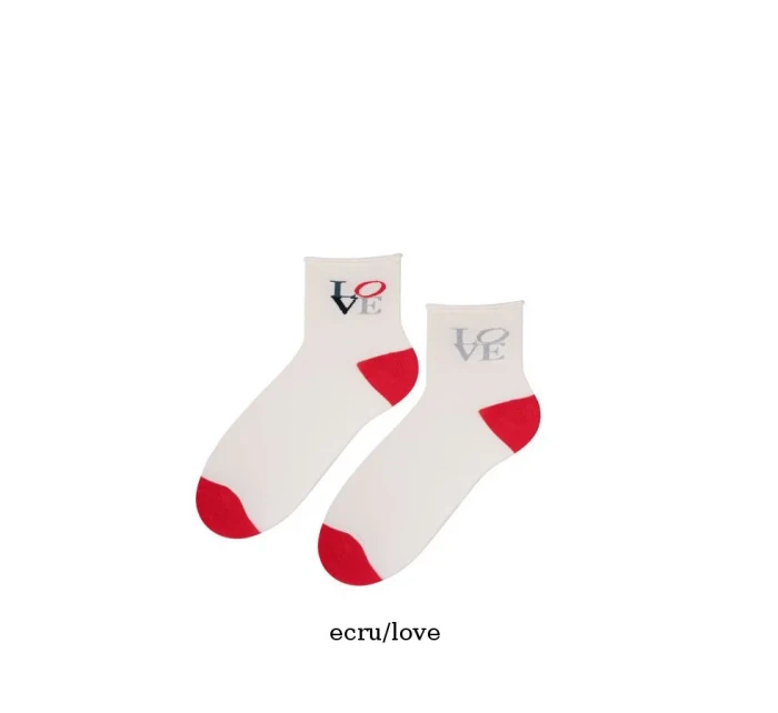 Vzorované netlačící ponožky Steven art.099 35-40