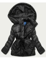Černá dámská péřová bunda (ag6-26) Černá dámská péřová bunda (ag6-26)