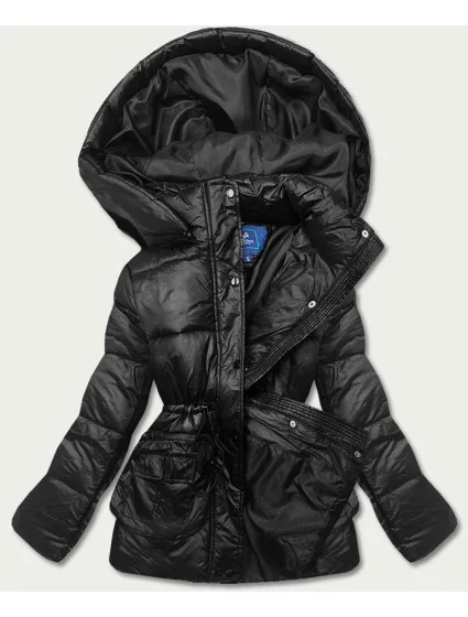 Černá dámská péřová bunda (ag6-26) Černá dámská péřová bunda (ag6-26)