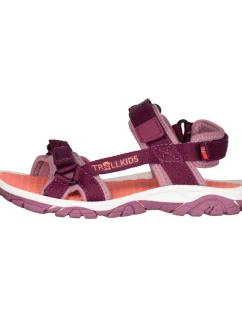 Dětské sportovní sandály pro chlapce/dívky Trollkids Kids Oslofjord Sandal mulberry/orchid (268-225)