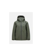 Peak Performance Lyžařská bunda M Maroon Bunda zelená