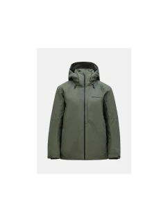 Peak Performance Lyžařská bunda M Maroon Bunda zelená