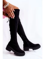 Dámské semišové boty Černá model 21593733 - Boto