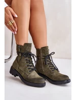 Vysoké boty s zipy tmavě béžové model 21673141 - EVENTO Vysoké boty s zipy tmavě béžové model 21673141 - EVENTO