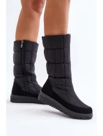 Dámské zimní boty na zip Progress model 21677038 Černé - Boto