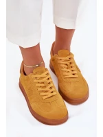 Dámské Semišové Tenisky Big Star model 21703168 HIPOLY SYSTEM Žluté - Big Star Shoes Dámské Semišové Tenisky Big Star model 21703168 HIPOLY SYSTEM Žluté - Big Star Shoes