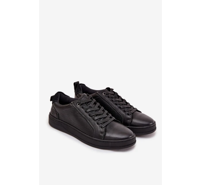 Kožené pánské tenisky model 21718257 Černé - Lee Cooper