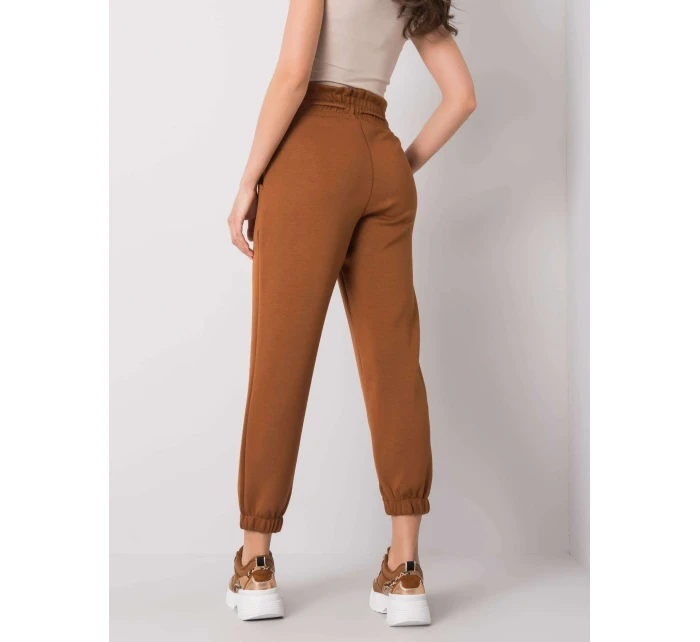 Tepláky 217 DR 25472.73 hnědá