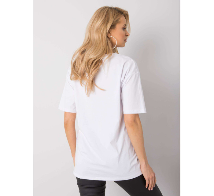 Bílé tričko s potiskem Jasmine RUE PARIS