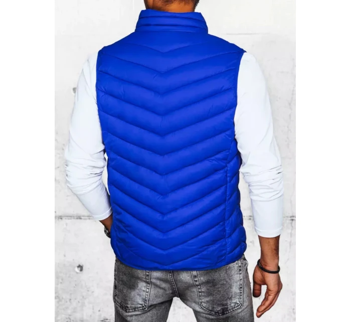 Pánská prošívaná modrá vesta Dstreet model 21968735 - FashionStreet Pánská prošívaná modrá vesta Dstreet model 21968735 - FashionStreet