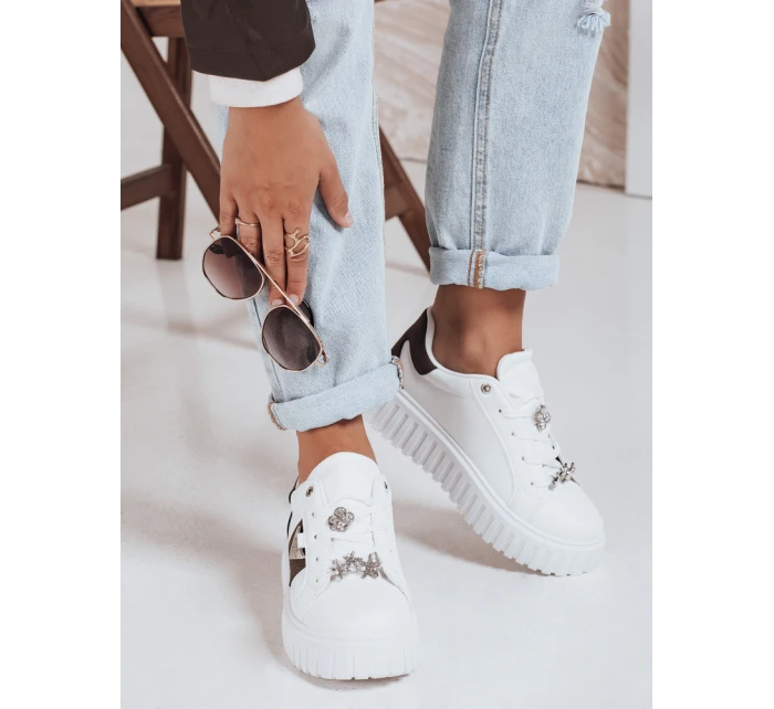 Dámské tenisky na platformě bílé FashionStreet ZY1058