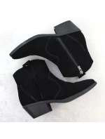 Dámské kožené kovbojské boty černé model 21905347 - Big Star