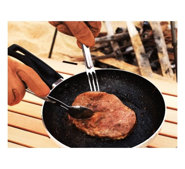 Titanový cestovní příbor - lžíce + vidlička - NexTool NE20133