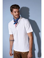 JN Pánské piqué polo v  stylu 02.0 white model 22488686 - Daiber