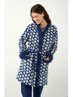 Dámský župan s potiskem model 20516812 - Vamp Dámský župan s potiskem model 20516812 - Vamp