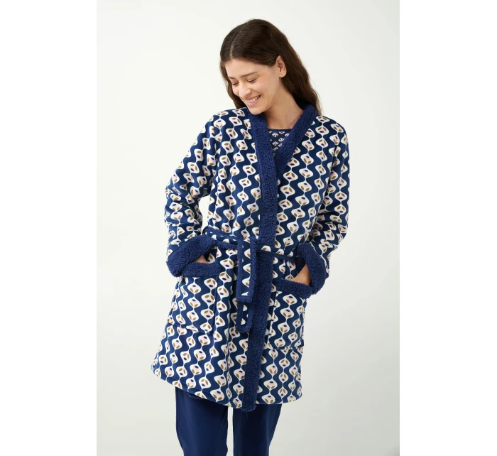 Dámský župan s potiskem model 20516812 - Vamp Dámský župan s potiskem model 20516812 - Vamp
