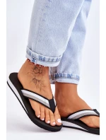 Dámské žabky na platformě Big Star model 21610806 Černá - Big Star Shoes Dámské žabky na platformě Big Star model 21610806 Černá - Big Star Shoes
