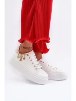 Dámské tenisky s ozdobou Bílé Celedria