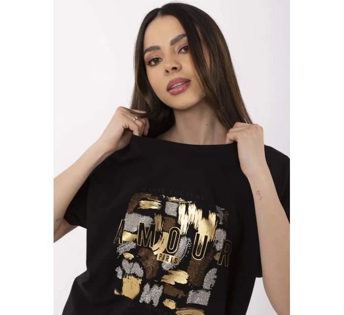 Bluzka CLM BZ model 21094421 czarny - FPrice Bluzka CLM BZ model 21094421 czarny - FPrice