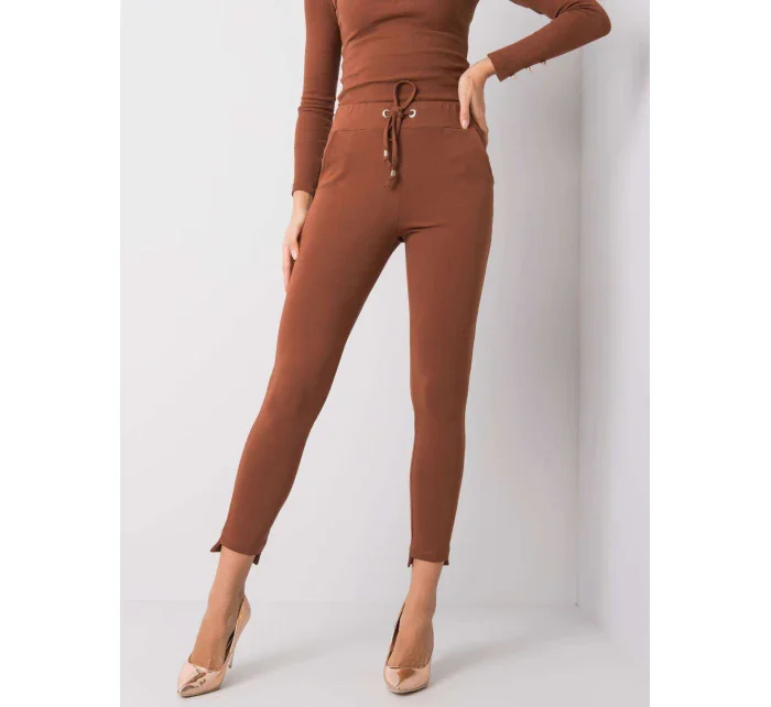 Tepláky RV DR 6002.14X tmavě hnědá