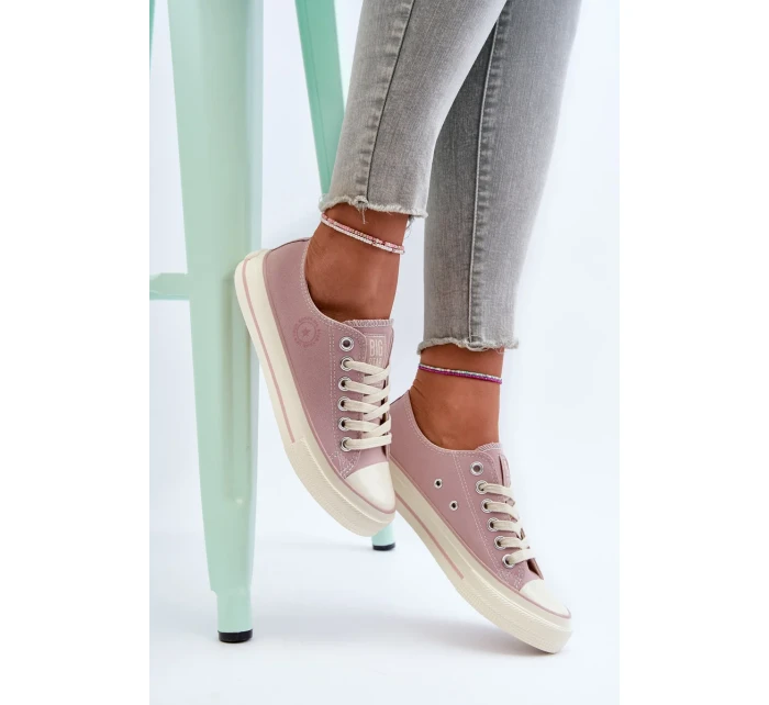 Dámské nízké tenisky Big Star Růžové Dámské nízké tenisky Big Star Růžové