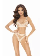 Dámské tanga V-11085 Béžová - Axami