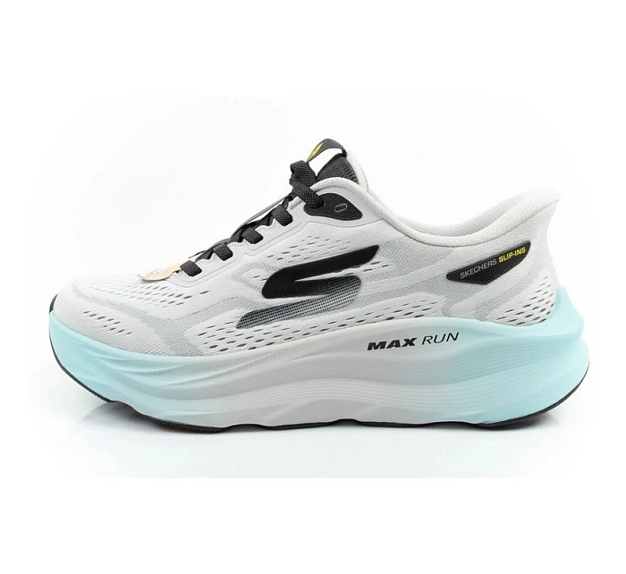 Sportovní obuv Skechers pánské tenisky Max Run white SLIP-INS