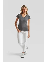 LadyFit Valueweight VNeck T Dámské tričko s výstřihem do V model 22444721 heather grey - Fruit of the Loom LadyFit Valueweight VNeck T Dámské tričko s výstřihem do V model 22444721 heather grey - Fruit of the Loom