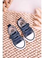Dětské Tenisky Na Suchý Zip BIG STAR model 21545397 Tmavě Modré - Big Star Shoes Dětské Tenisky Na Suchý Zip BIG STAR model 21545397 Tmavě Modré - Big Star Shoes