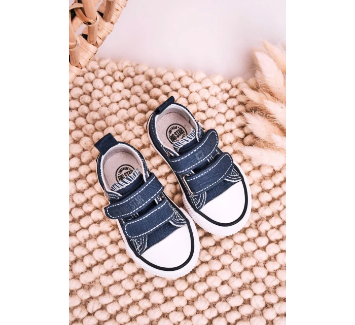 Dětské Tenisky Na Suchý Zip BIG STAR model 21545397 Tmavě Modré - Big Star Shoes Dětské Tenisky Na Suchý Zip BIG STAR model 21545397 Tmavě Modré - Big Star Shoes