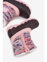 Dětské zimní boty pro dívky na zip model 21728536 růžové - Lee Cooper