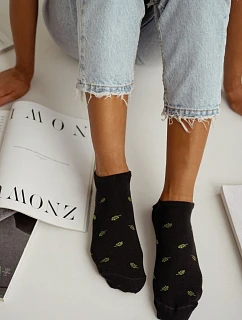 Dámské nízké ponožky model 22044975 Černé - Milena