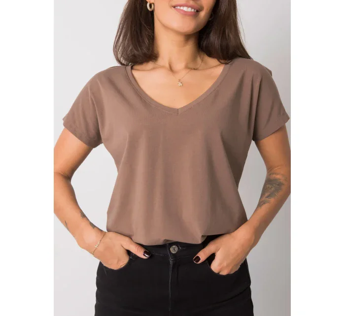 Tričko RV TS 4832.11P hnědé