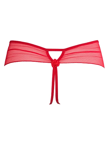 Tanga Plus Size model 17682143 červená - Axami Tanga Plus Size model 17682143 červená - Axami