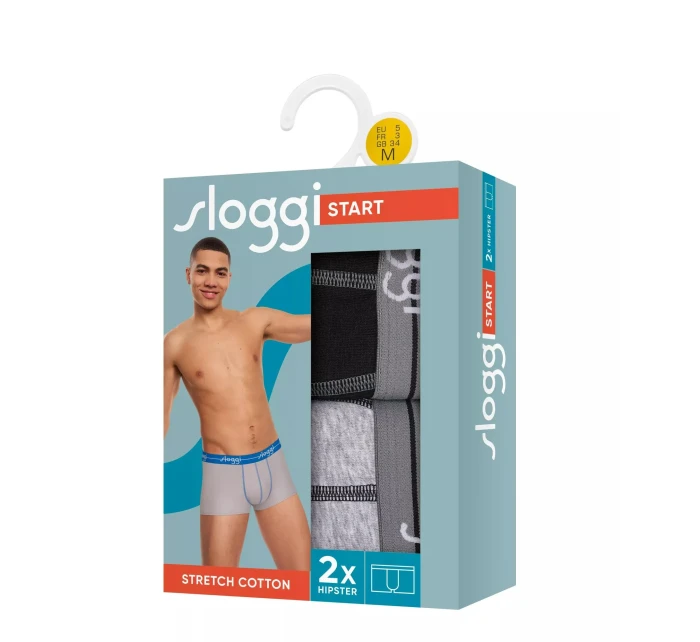 Pánské boxerky Start Hipster C2P box GREY COMBINATION šedá model 21745474 - Sloggi